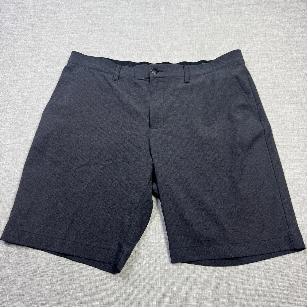 Adidas Golf Shorts Mens 36 Gray Athletic Pockets Stretch 9
